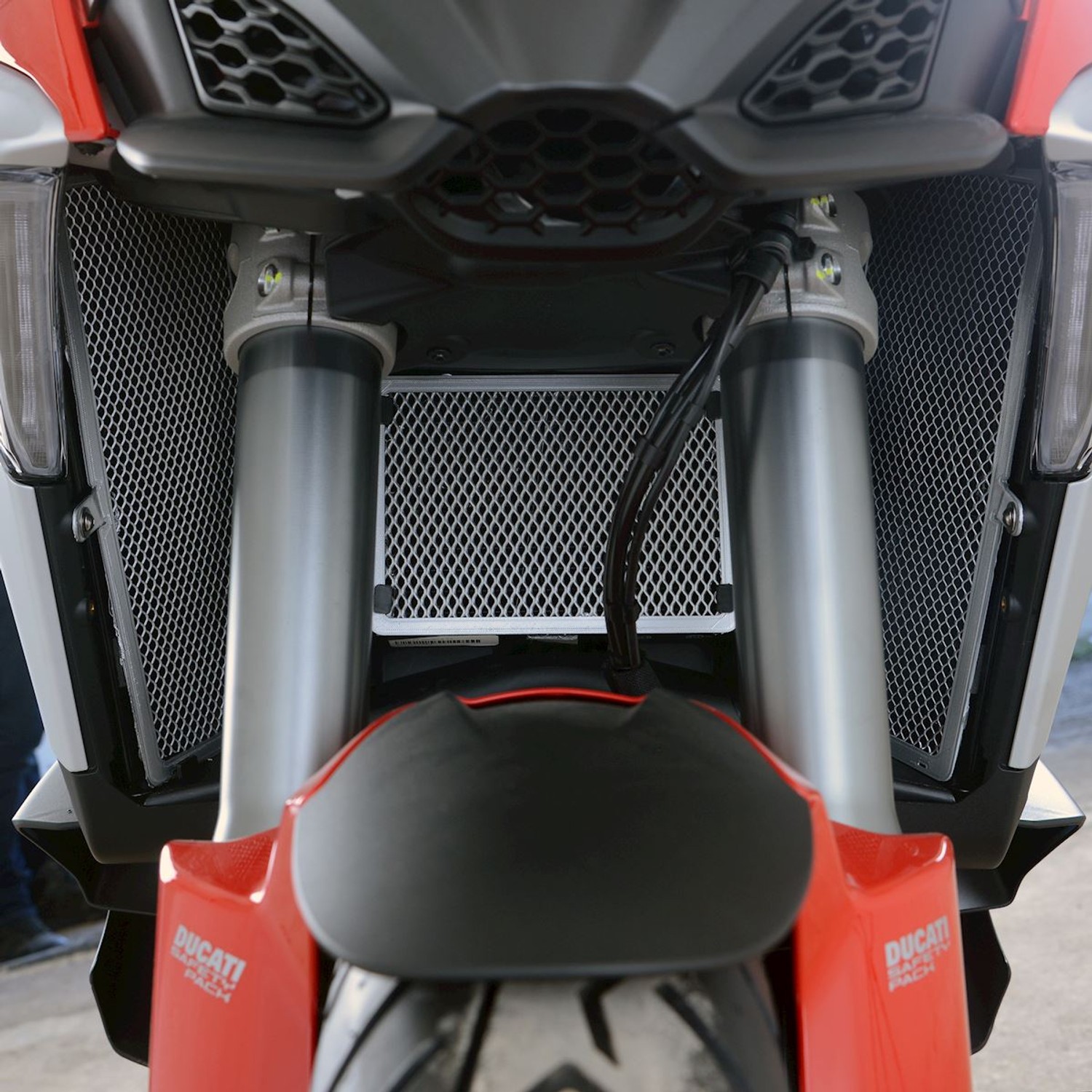 R&G Racing Radiator Guard (Pair) for the Ducati Multistrada V4/S/S Sport '21-'22 R&G Racing Radiator Guard (Pair) for the Ducati Multistrada V4/S/S Sport '21-'22